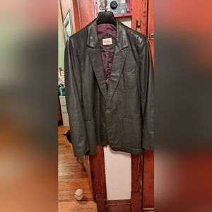 Drark  Grey leather (dress jacket)